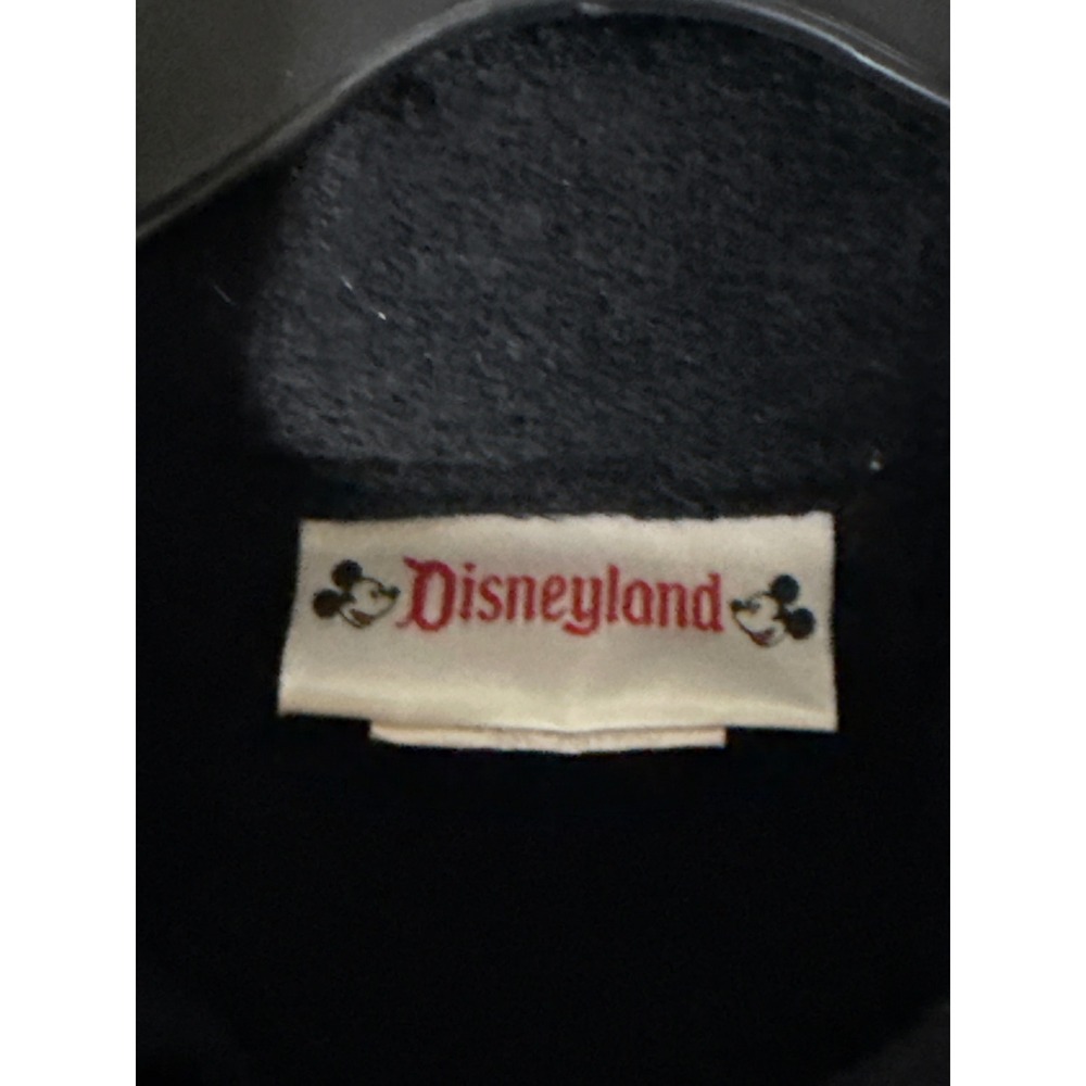 Vintage Disneyland Mickey Mouse Fleece Pullover Black 1955 Classic Large USA - Picture 3 of 10